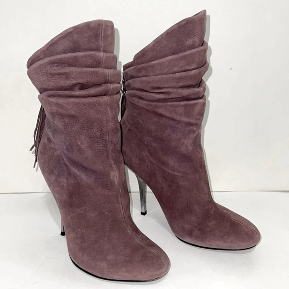 Marciano Guess Purple Suede Ankle Boots
